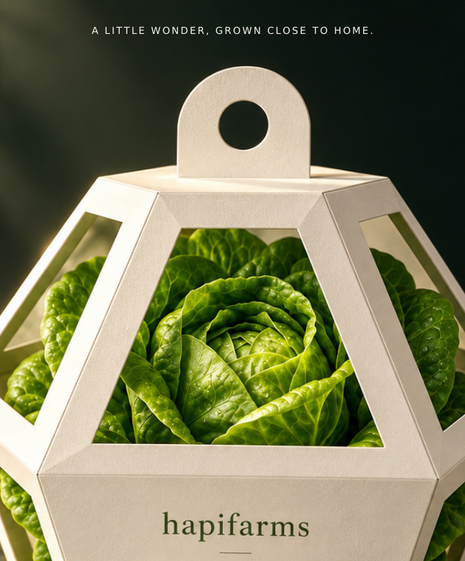 Hapifarms Diamond Lettuce pack